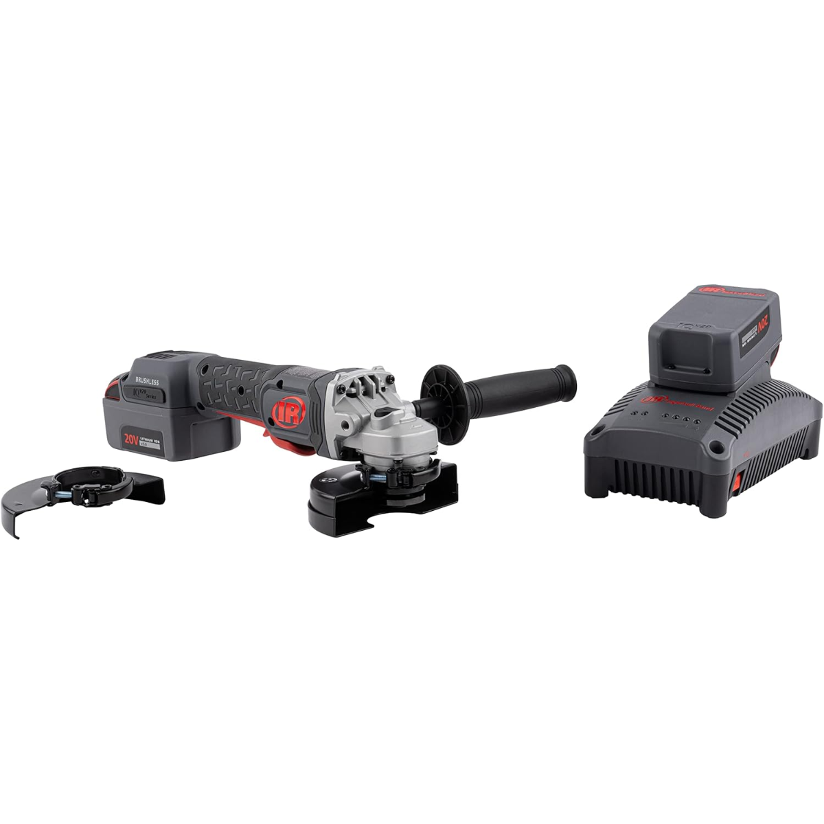 Esmerilhadeira Ang Sem Fio 20V, 1HP, 8000 RPM, 11,4 cm, Kit com 2 Baterias - ingersoll