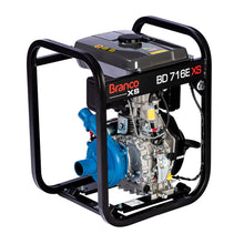 Carregar imagem no visualizador da galeria, Motobomba Diesel BD 716 Exs 7cv 2,5pol Part Elétrica Branco
