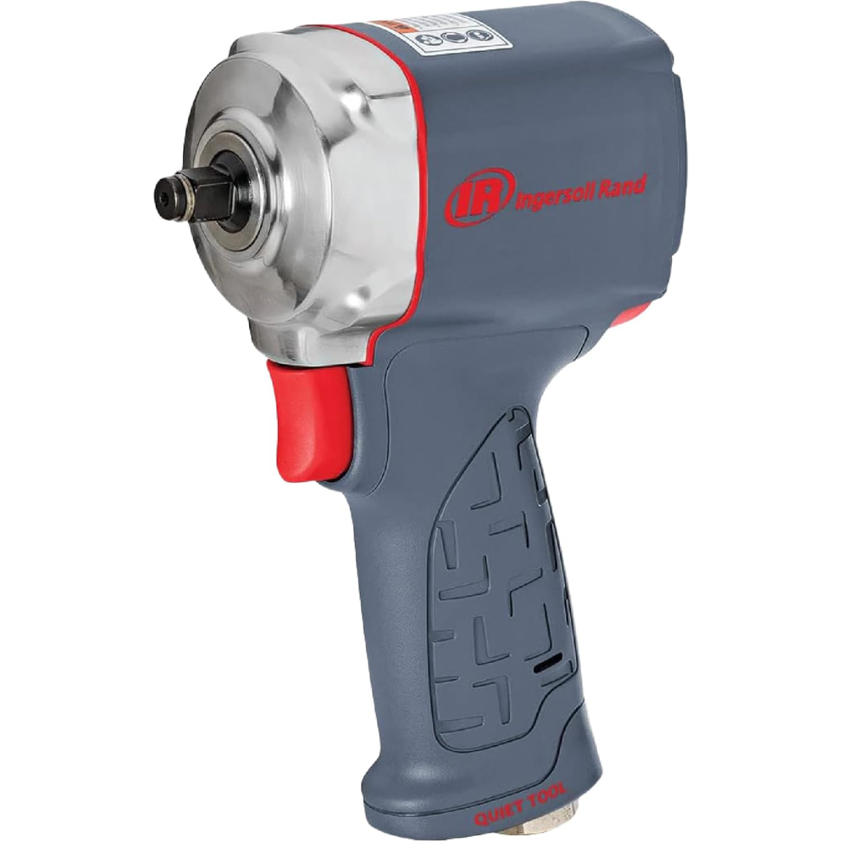 Chave de Impacto Pneumática Ingersoll Rand 15QMAX 3/8” – Ultracompacta, 380 ft-lbs Torque, Tecnologia Silenciosa