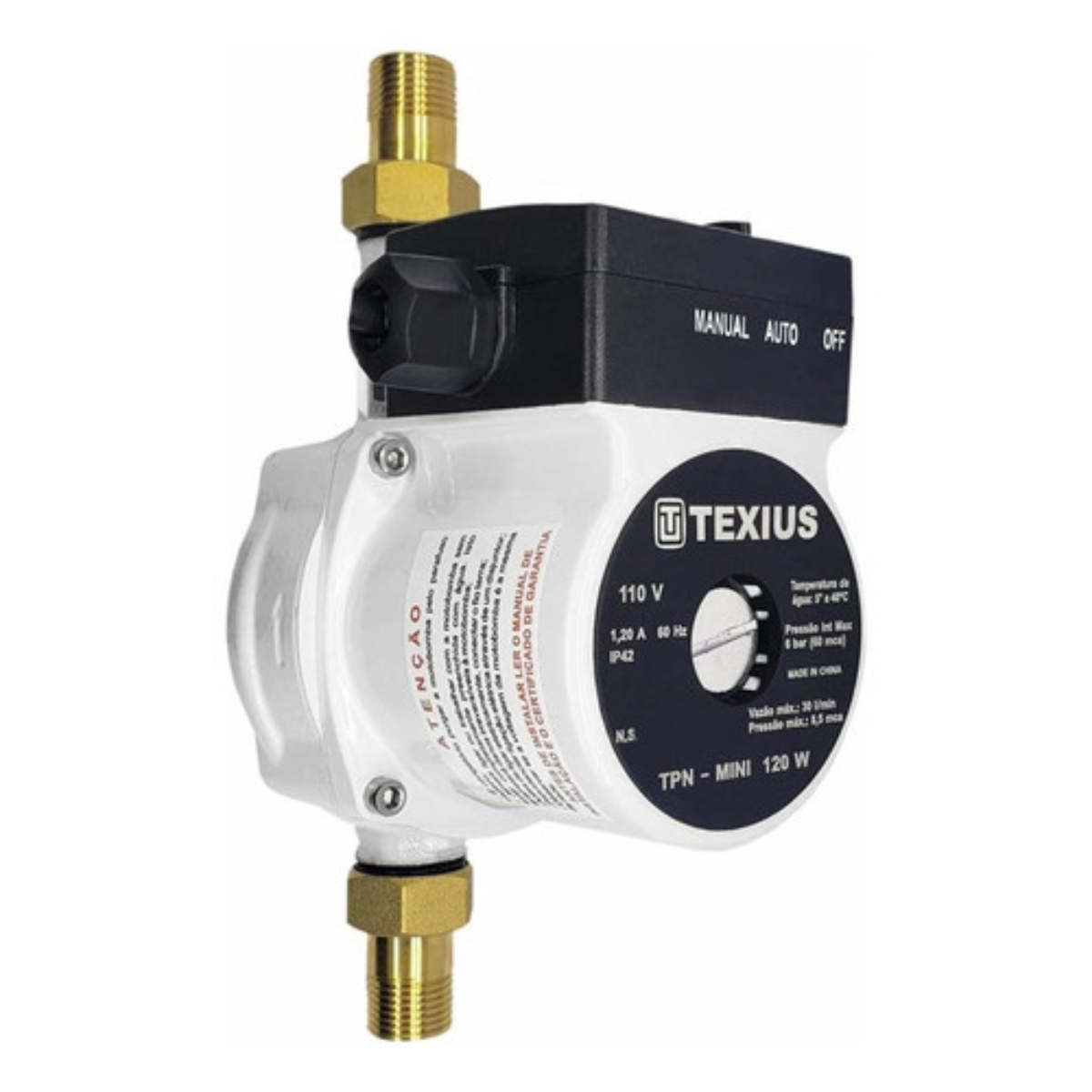 Pressurizador Aquecedor a Gás 120W Mini 220V Texius