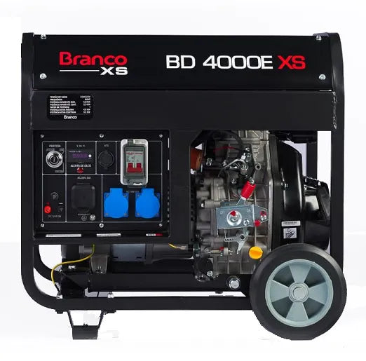 Gerador de Energia Branco BD4000E XS 4 kva Partida Elétrica